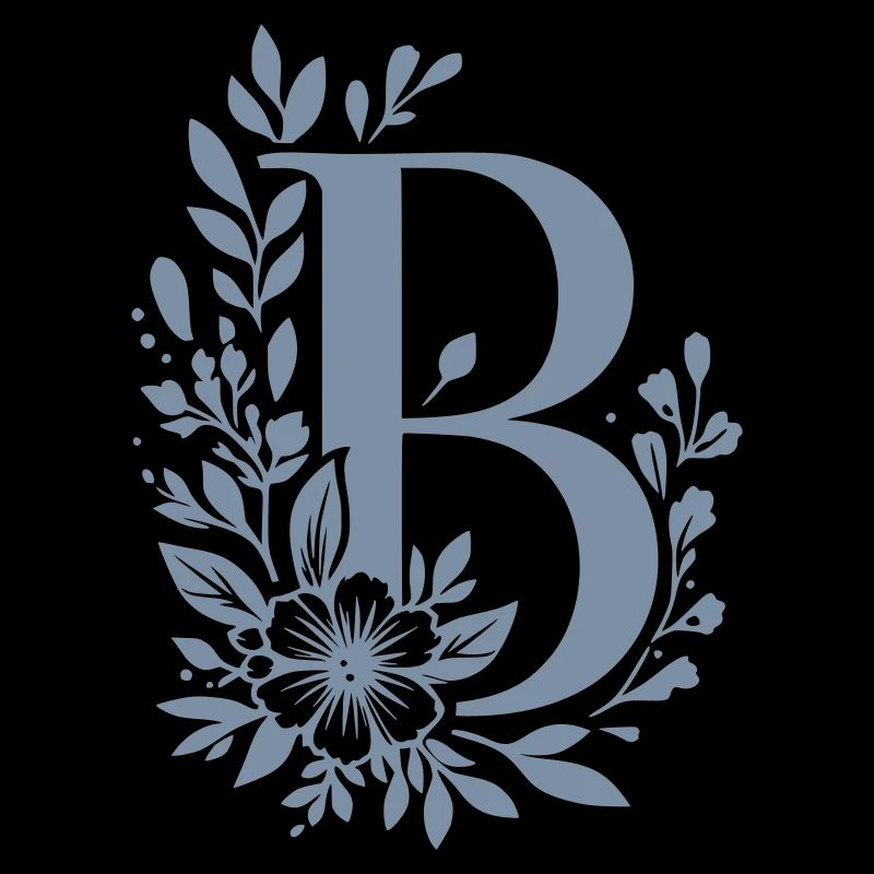 Buchstabe B Blume