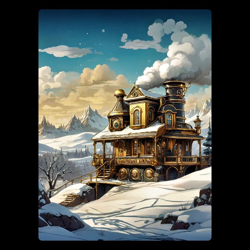 Steampunk Winterlandschaft 1.1