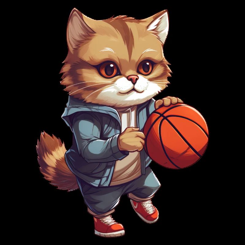 Basketballer Katze
