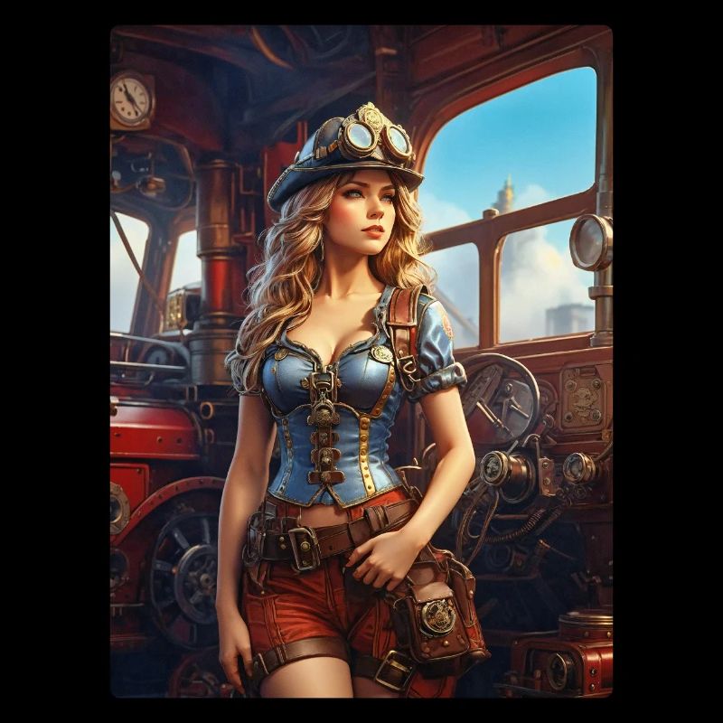 Femme pompier steampunk 1.6
