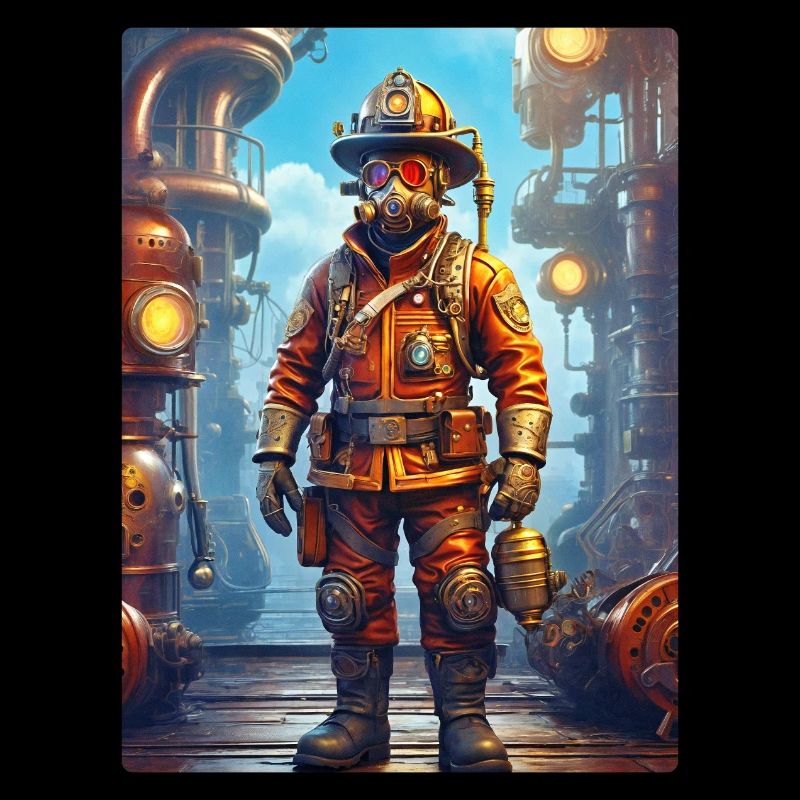 Steampunk Firefighter Man 1.11