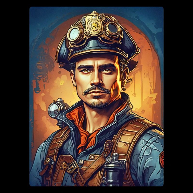 Steampunk Firefighter Man 1.33