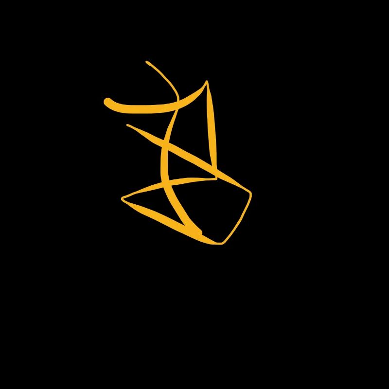 Der orange B T-Shirt / Der orange B Pullover