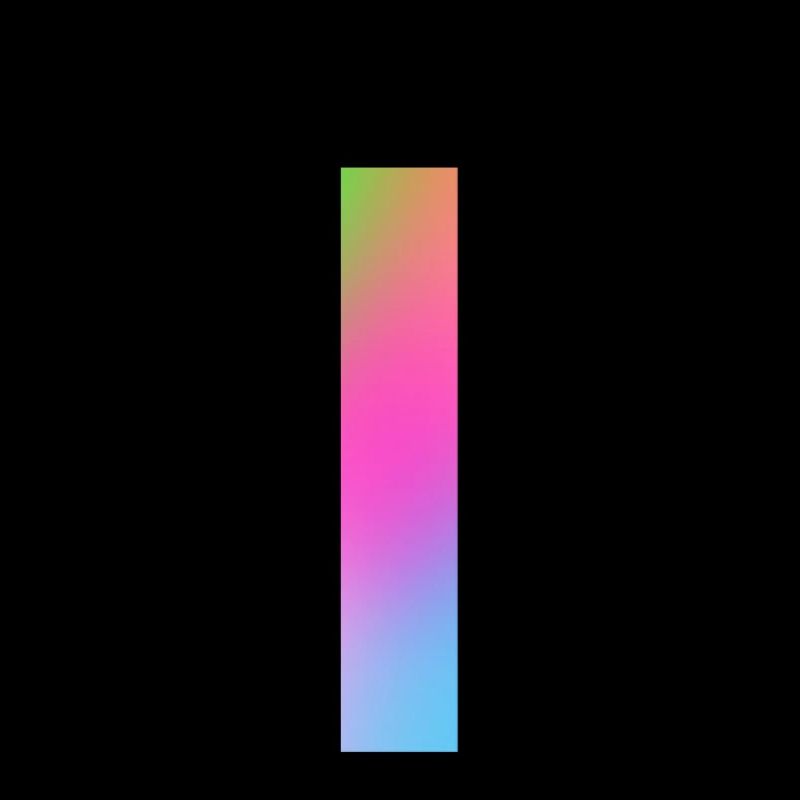 Rayures arc-en-ciel au milieu