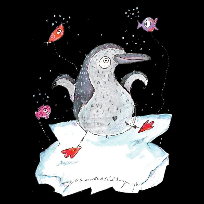 Gute Laune Pinguin