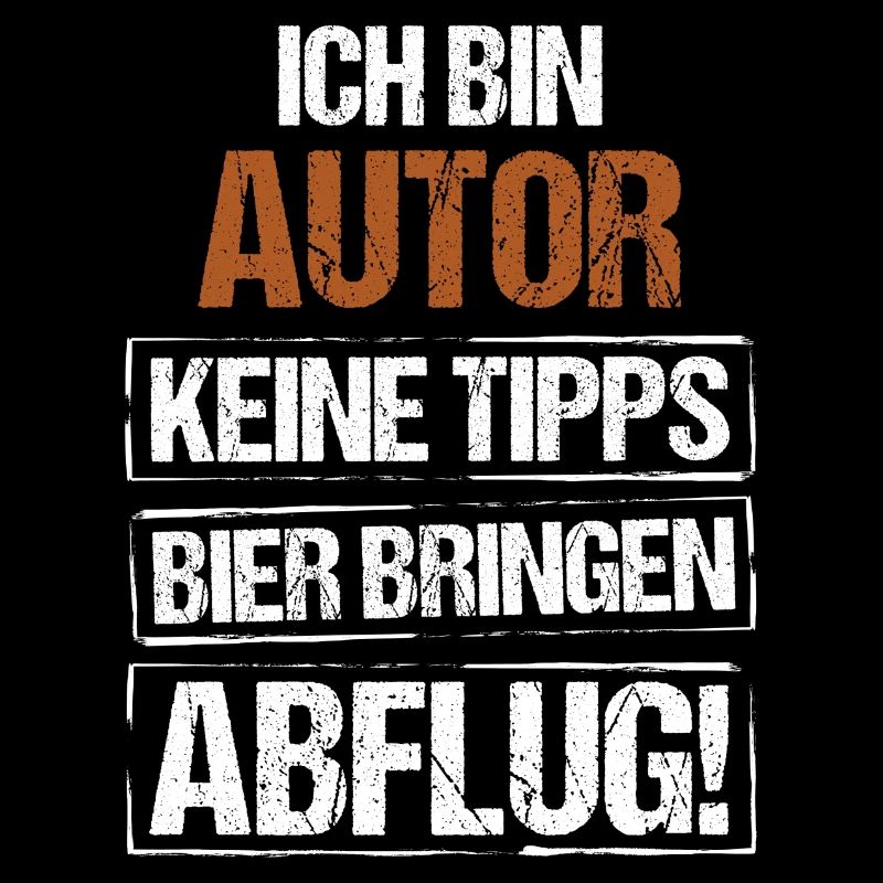 Ich bin Autor - Bier bringen und Abflug