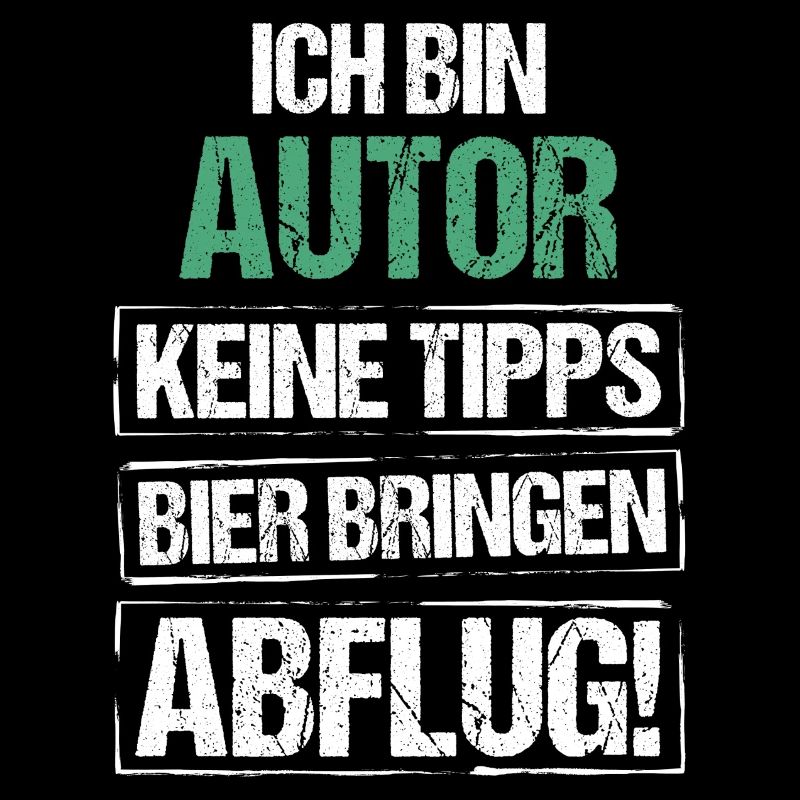 Ich bin Autor - Bier bringen und Abflug