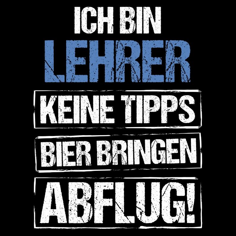 Ich bin Lehrer - Bier bringen und Abflug