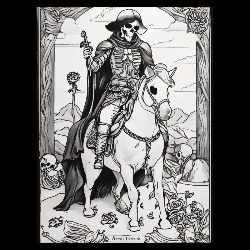 Der Tod auf einem Pferd