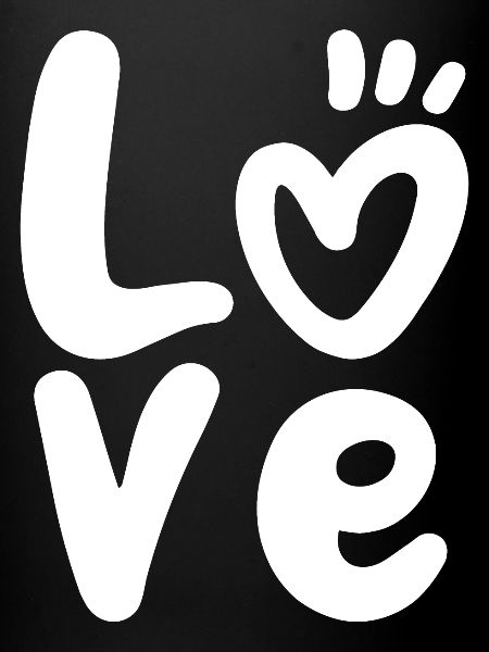 Amour Amour Lettrage Saint-Valentin
