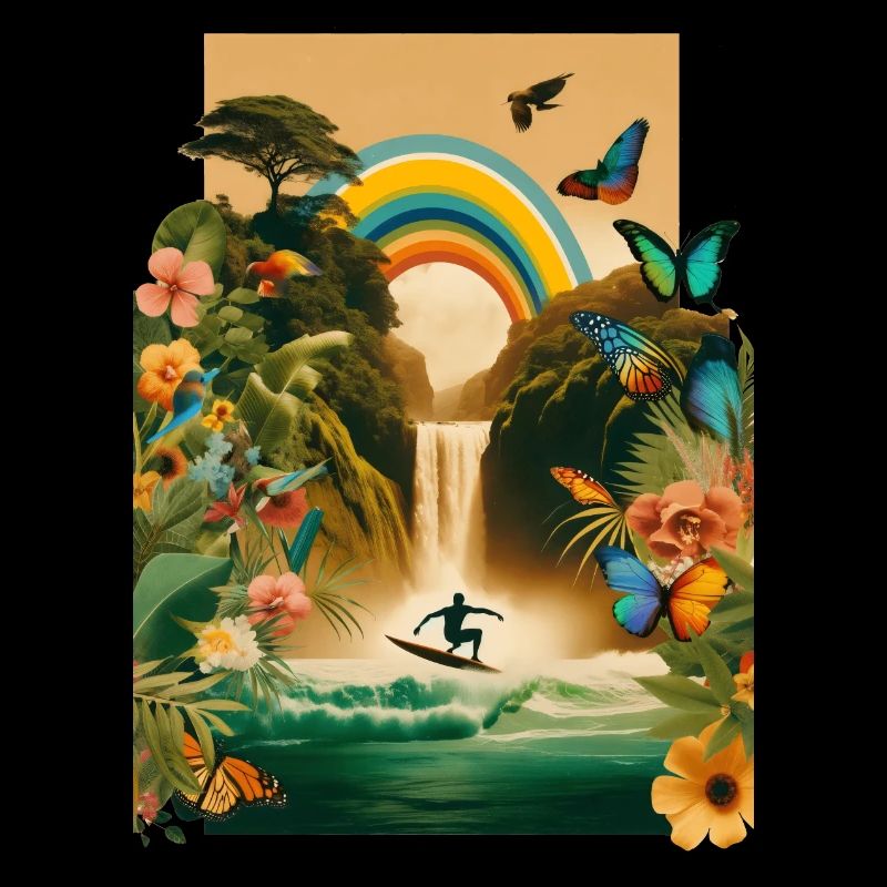 Surfparadies Regenbogenwelle