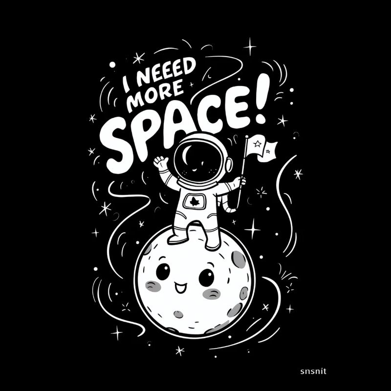 J’ai besoin de plus d’astronaute spatial sur la Lune