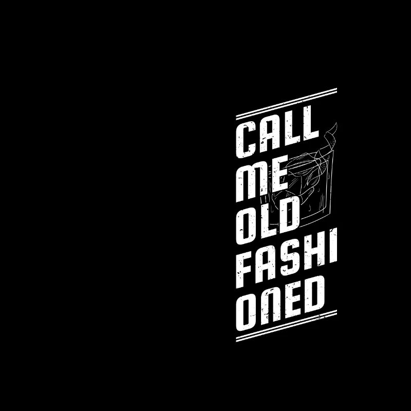 vintage Call Me Old Fashioned Whisky - Bourbon