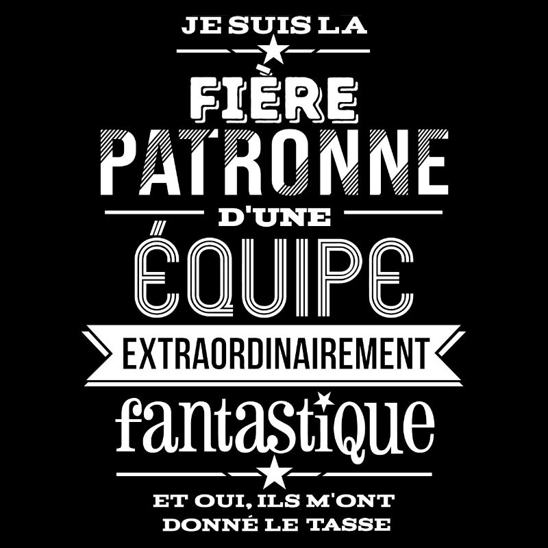 Stolzer Chef eines fantastischen Teams