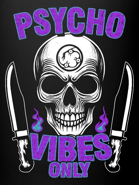 Psycho Vibes Schädel