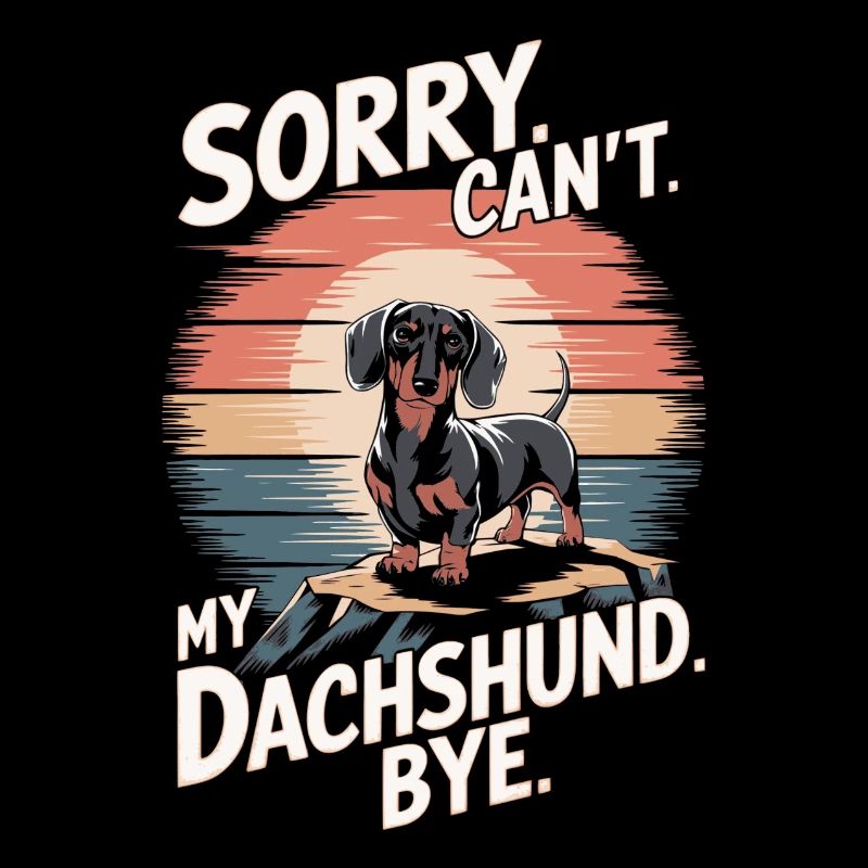 Dachshund Saying Vintage