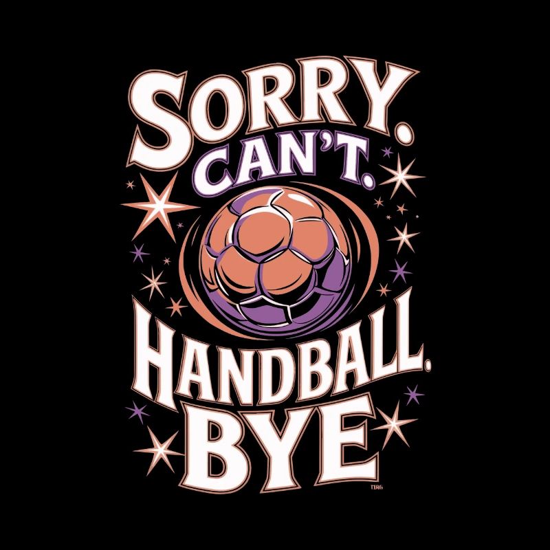 Handball vintage saying