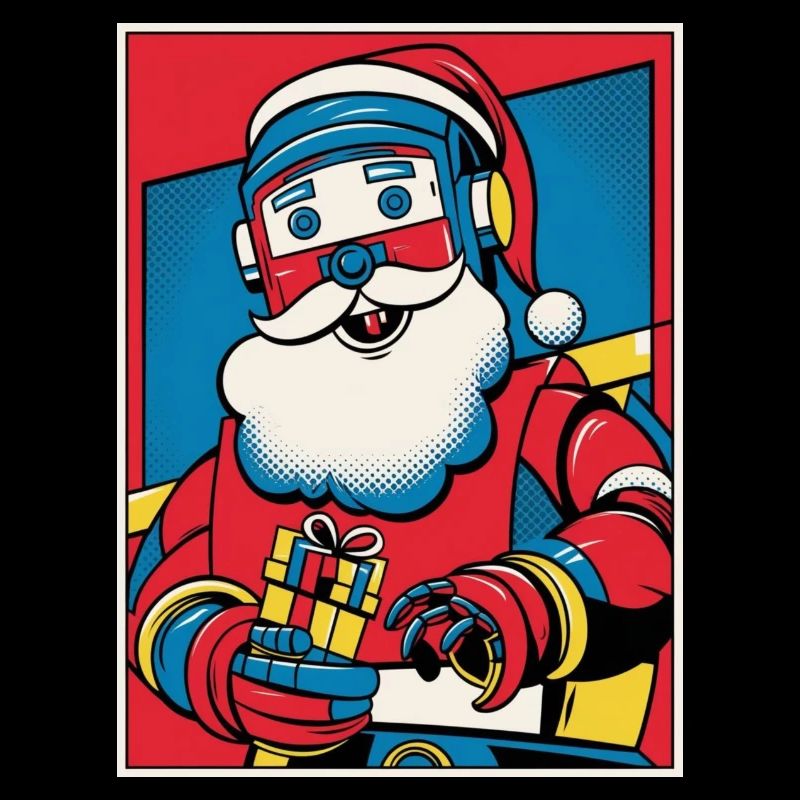 Roboter Weihnachtsmann