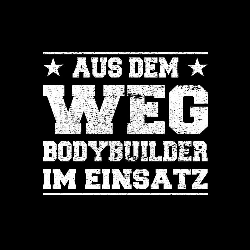 Bodybuilder à l’écart en action Design