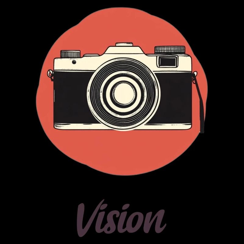 Minimalist Camera Design Simple Modern Gift