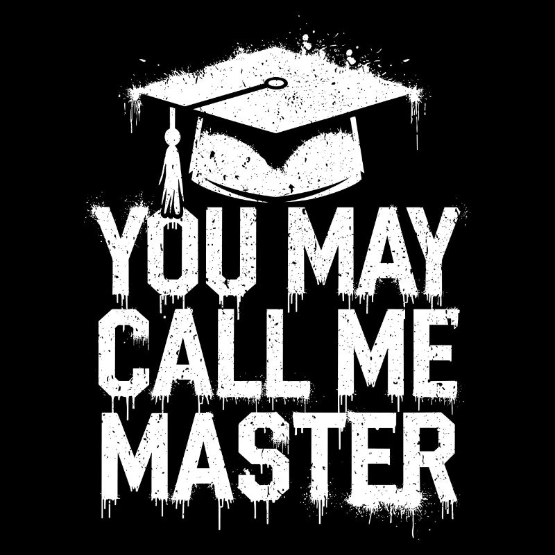 Master Design amusant pour les diplômés
