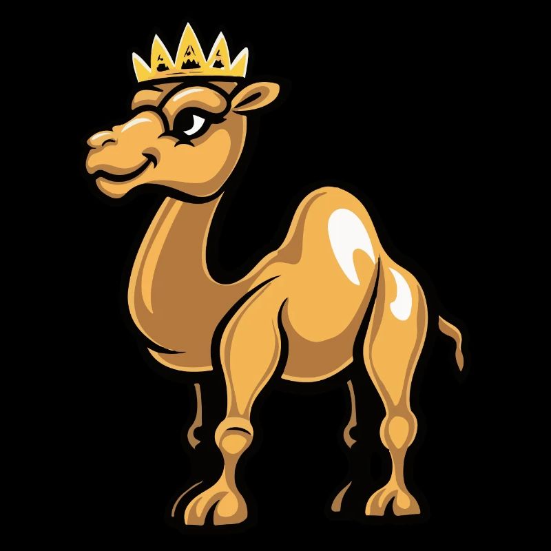 Kamel Cartoon Krone