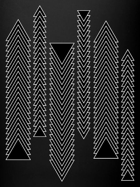 black triangles design