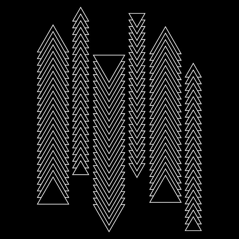 design de triangles noirs