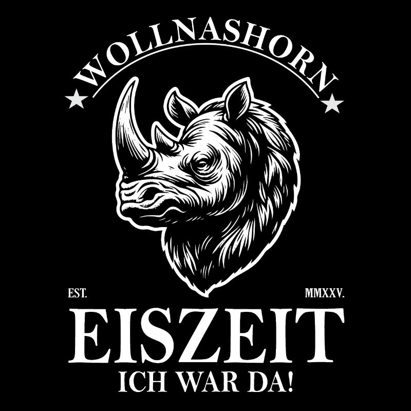 Wollnashorn Design : Eiszweit, ich war da !