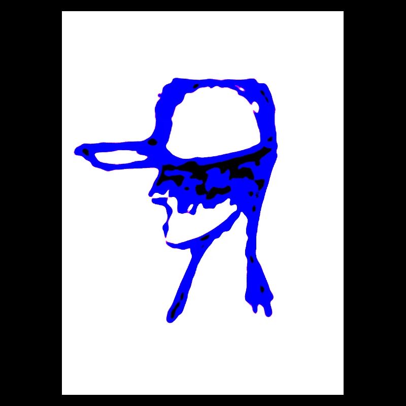 Baseball Player in Blue