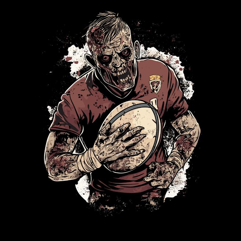 Équipe de rugby zombie