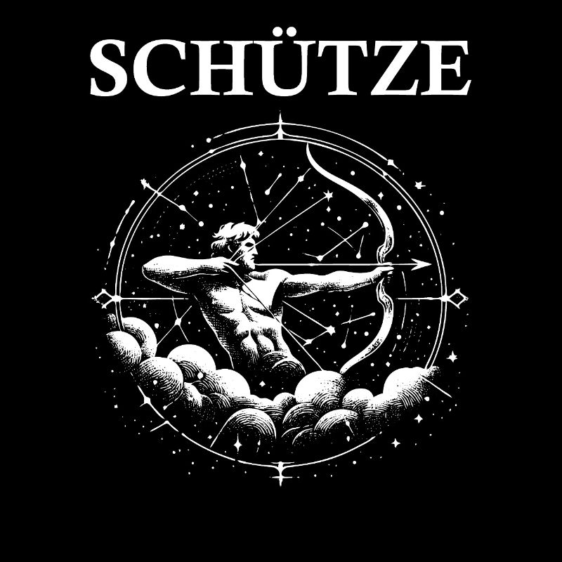 Sternzeichen Schütze Design