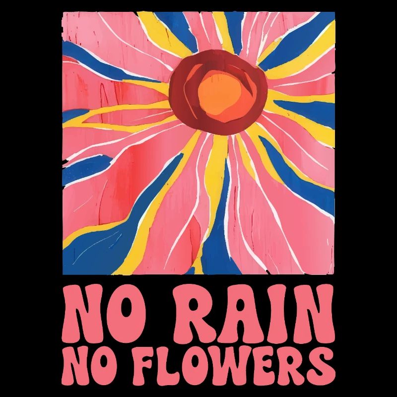 Pas de pluie, pas de fleurs, motivation artistique