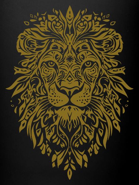 Mandala Visage de Lion
