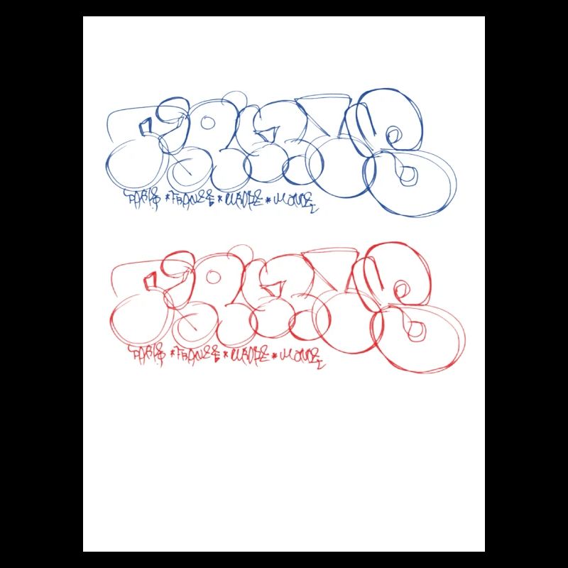 Paris Bubble Paris Throw-up Paris Graffiti