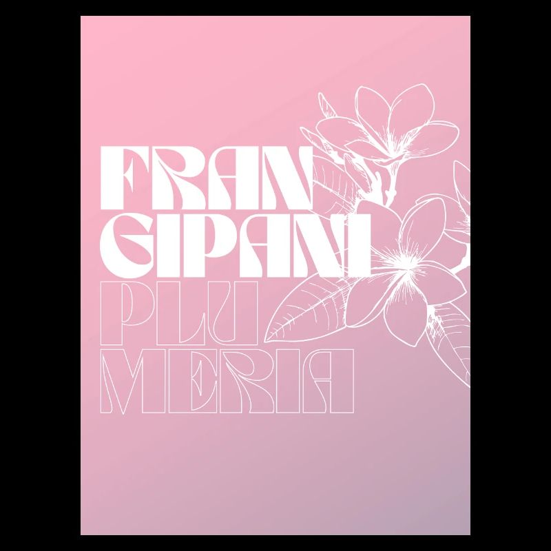 Frangipani Plus Mera Blumenmuster