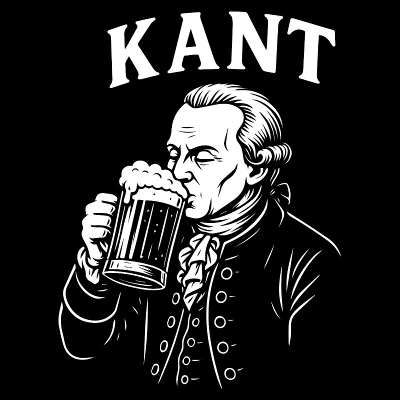 Kant drinking Enlightenment Beer gift