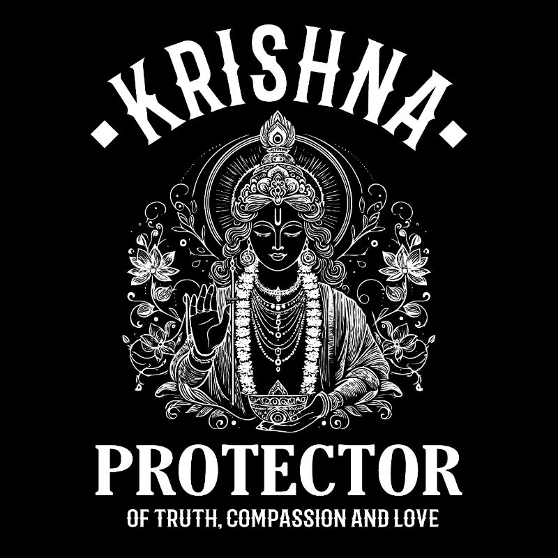 Krishna – Indische Gottheit Design
