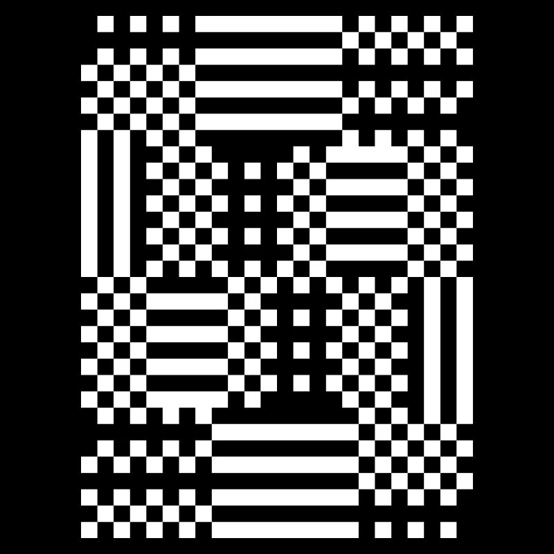 GridFlux Monochromes optisches Muster