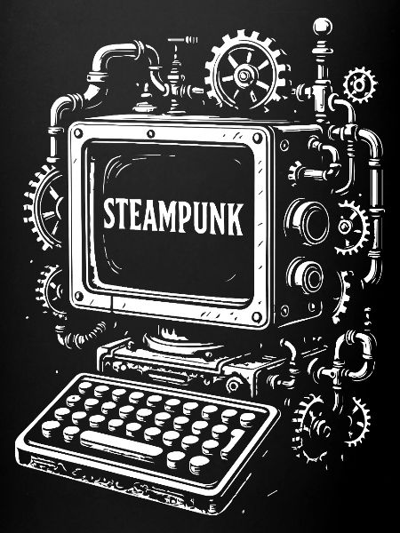 Steampunk Computer Gearwork