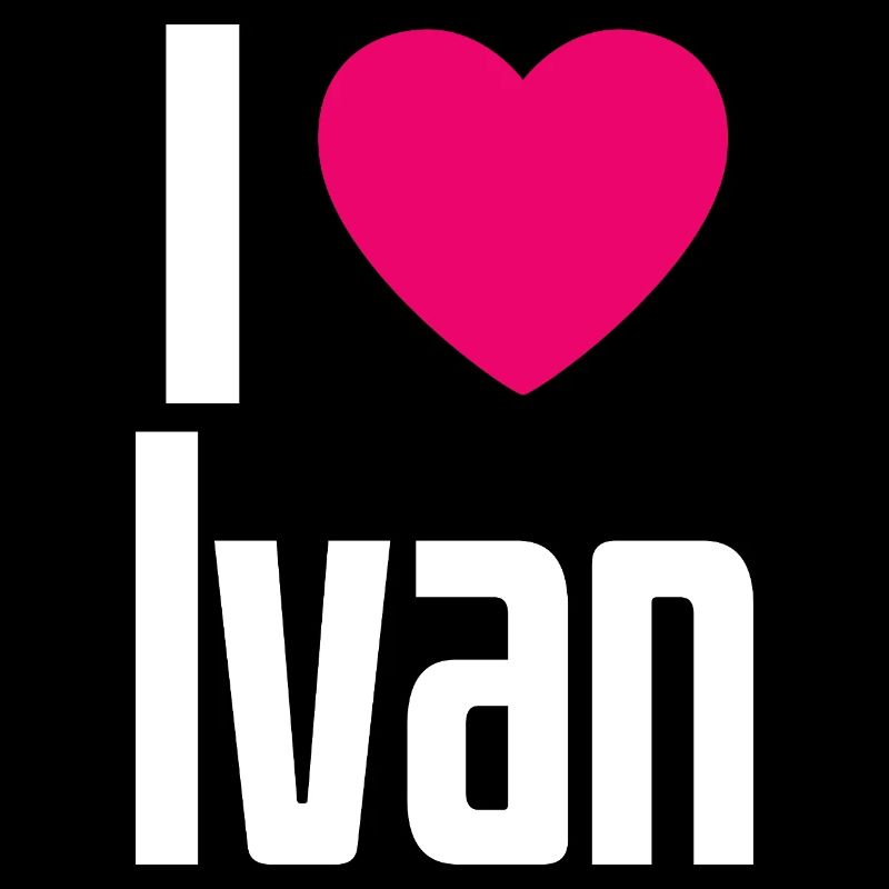 J’aime Ivan Coeur Rose J’aime Ivan