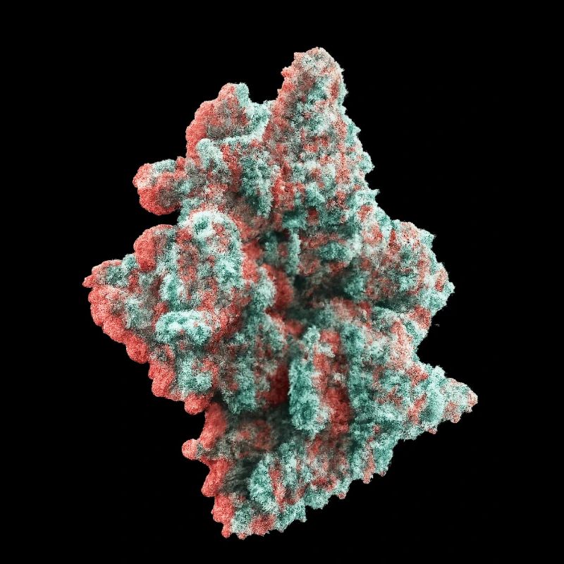 Anaglyphe 3D de Cannabis Weed Bud