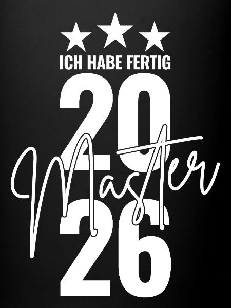 Master 2026 Ich habe fertig