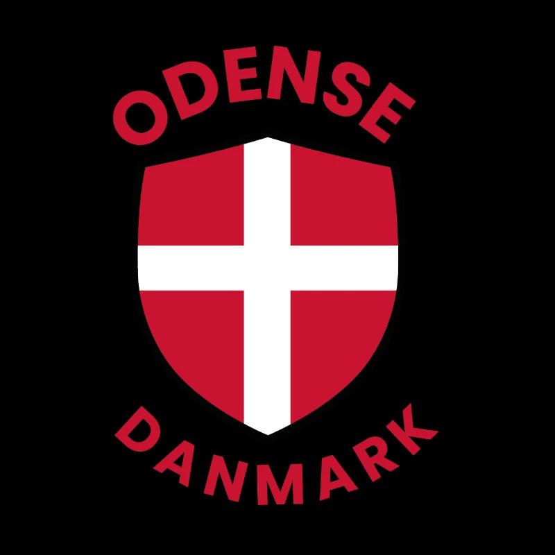 Blason du drapeau du Danemark d’Odense