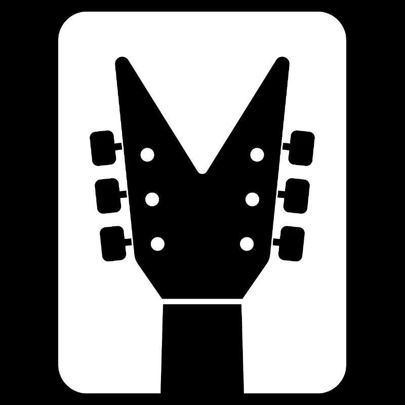 Guitar Headstock Silhouette