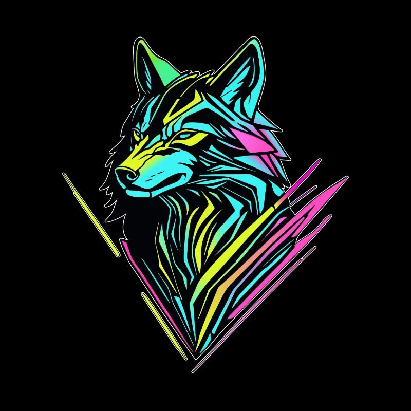 Neon Wolf – Cyber-Geist