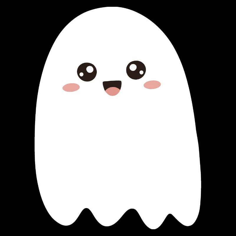 T-shirt Ghost Smile de Kawaii
