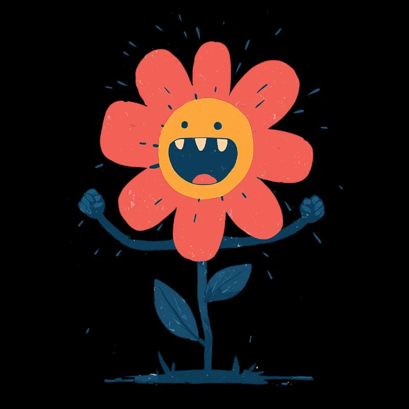 Fleur Monstre Rieur