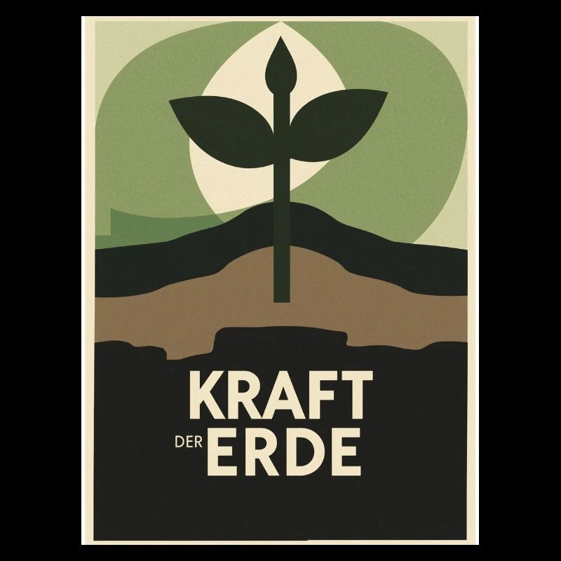 Kraft der Erde Natur 1930s 