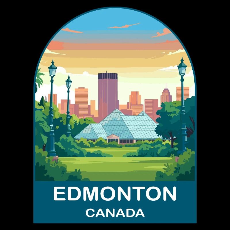 Edmonton, Kanada Muttart Konservatorium, Reisekunst